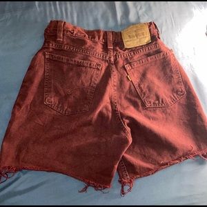 Vintage Denim Levi Shorts